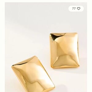 Heaven Mayhem Bar Gold earrings